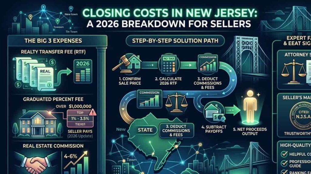 2026 NJ Seller Closing Costs RTF & Graduated Fee Guide